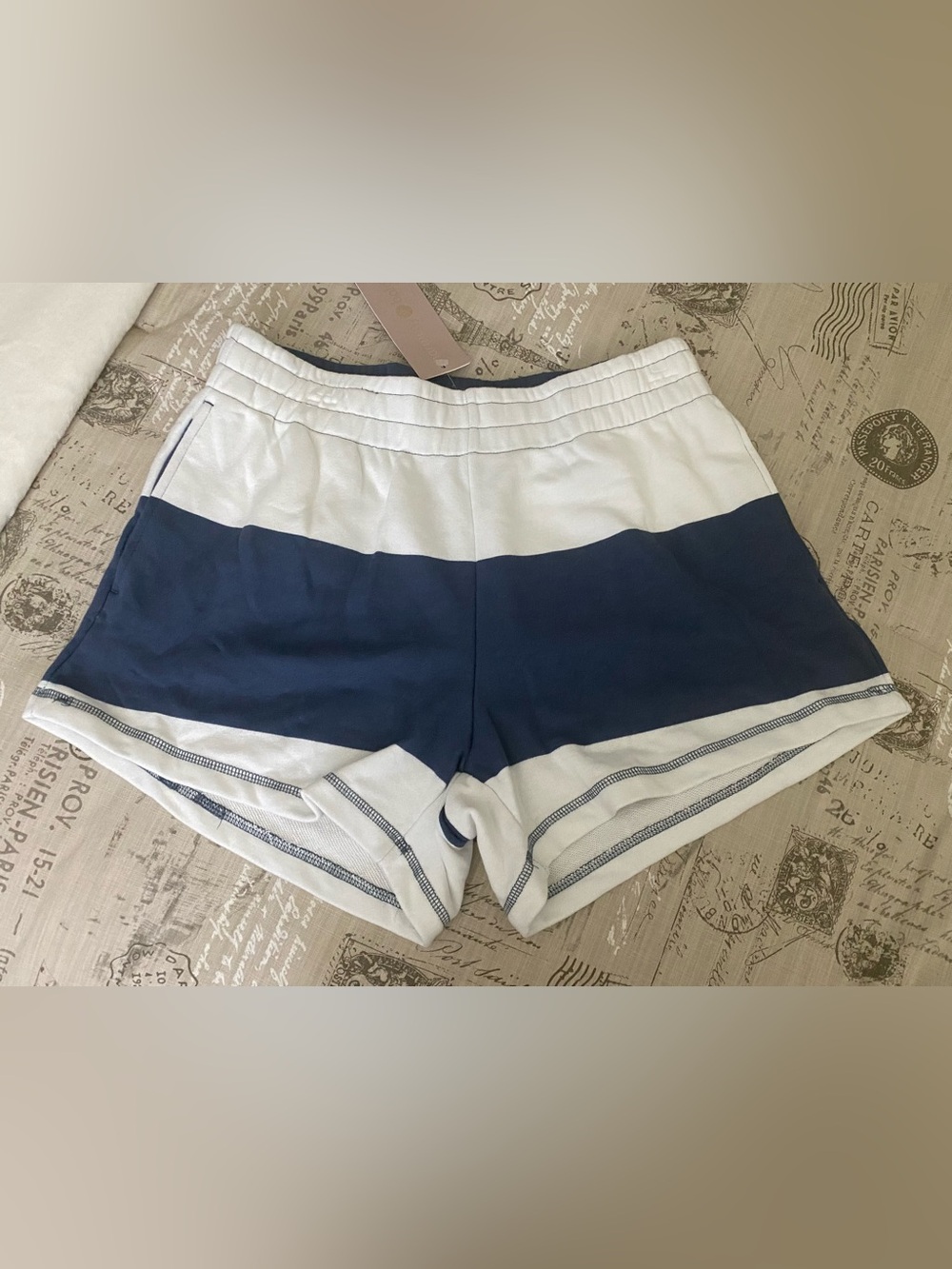 NWT. Harmony Balance Cotton Blend Women’s Athletic Colorblock Shorts, Sz M